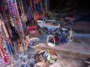 Shop at Ugandan craft market